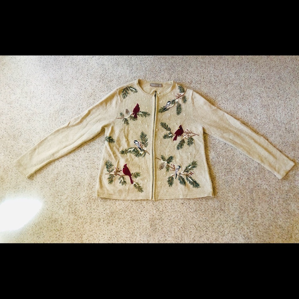 Cardinal Cardigan
